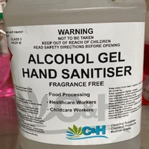 Alcohol Gel Hand Sanitiser