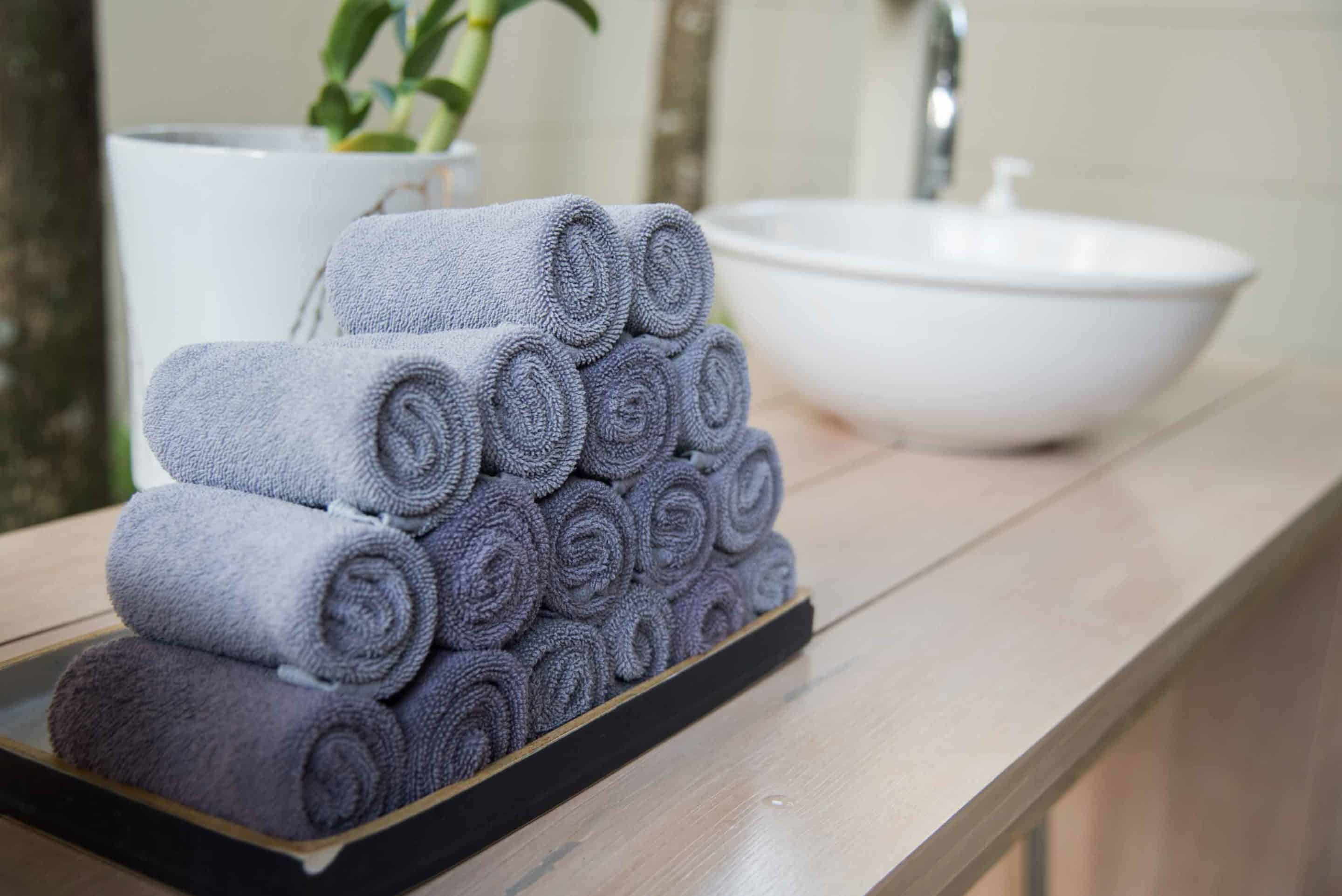 Bathroom Towels — Cleaning Supplies in Aitkenvale, QLD