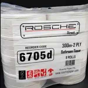 Rosche Classic 2Ply 300mtr Jumbo Toilet Tissue (6705D)