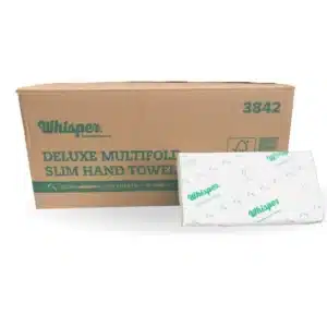 Whisper 3842 1ply Multifold Interleaf Paper Towel