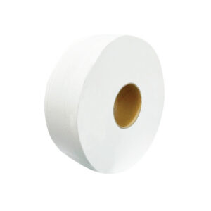 ConV, Recycled FSC 2 ply Jumbo Toilet Roll x 300 metres per roll x 8 rolls per poly bundle (7030)