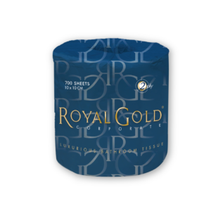 Royal Gold Corporate,  2 ply x 700 sheet Toilet Roll, individually paper wrapped x 48 rolls / carton